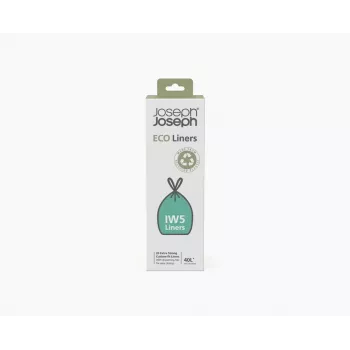 Joseph Joseph IW5 40L harmaat kierrätysmuoviset roskapussit (20 pussia)
