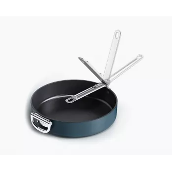 Joseph Joseph Space Fold Handle keraaminen tarttumaton 30 cm sininen paistinpannu