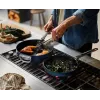 Joseph Joseph Space Fold Handle keraaminen tarttumaton 2-osainen sininen paistinpannusarja