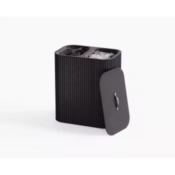 Joseph Joseph Tota Twin Luxe 90L pyykkilajittelija musta
