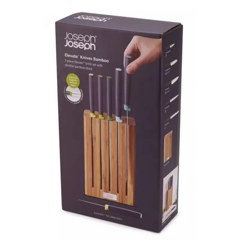 Joseph Joseph Elevate Bamboo veitset 5-osainen setti
