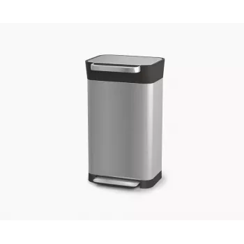 Joseph Joseph Titan 30L ruostumattomasta teräksestä valmistettu jätteenpuristin tiivistysjärjestelmällä