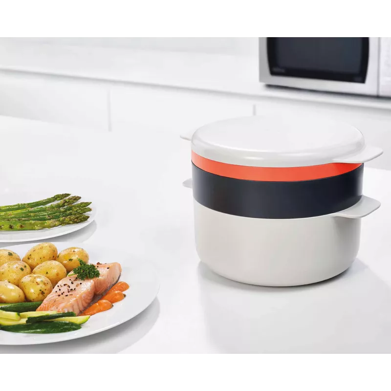 Joseph Joseph M-Cuisine 4-osainen oranssi mikroaaltokeittosetti