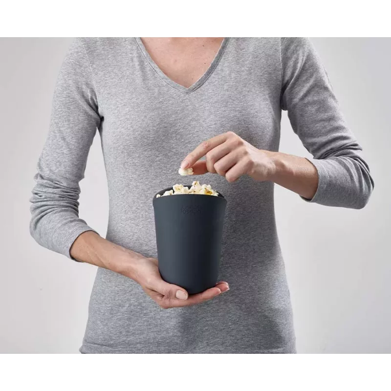 Joseph Joseph M-Cuisine 2-osainen oranssi mikroaaltopopcorn-valmistussetti