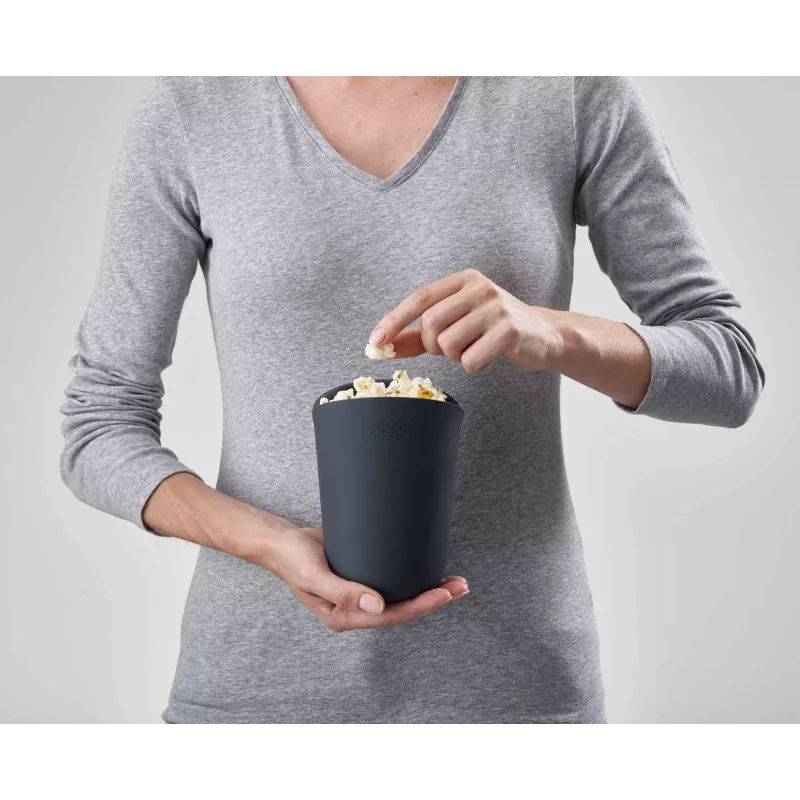 Joseph Joseph M-Cuisine 2-osainen oranssi mikroaaltopopcorn-valmistussetti
