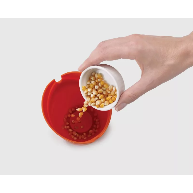 Joseph Joseph M-Cuisine 2-osainen oranssi mikroaaltopopcorn-valmistussetti