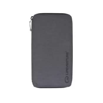 Lifeventure Recycled RFiD Travel Wallet - harmaa