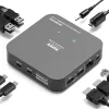 PORT Designs yleinen telakointiasema - 2 x 4K 2 HDMI virtalähteellä - EU