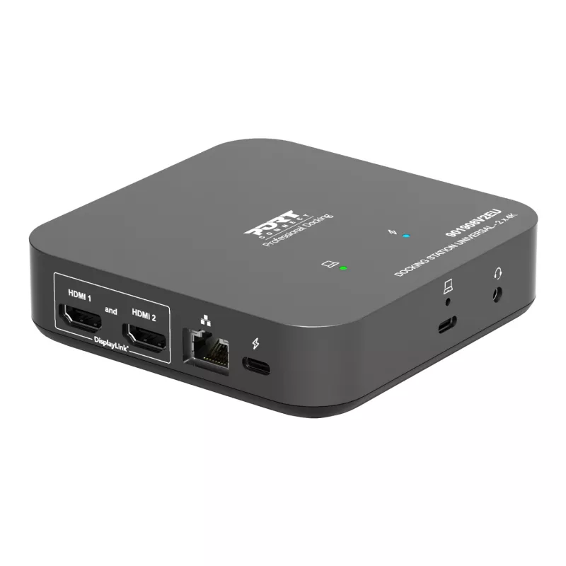 PORT Designs yleinen telakointiasema - 2 x 4K 2 HDMI virtalähteellä - EU