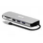 PORT Designs USB-C 9-in-1 -telakointiasema 4K HDMI:llä ja 85W PD:llä - Space Grey