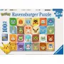 RAVENSBURGER lasten palapeli Pokémon Faces (100 palaa)