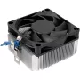 SILVERSTONE TECHNOLOGY SST-NT09-AM5 matala CPU-jäähdytin, 92mm tuuletin, 2 lämpöputkea, AMD AM5, musta