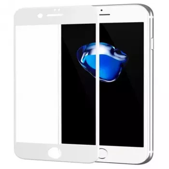 EVELATUS Apple iPhone 7/8/SE2020/SE2022 2.5D Full Cover Japan Glue Glass Anti-Static valkoinen näytönsuoja