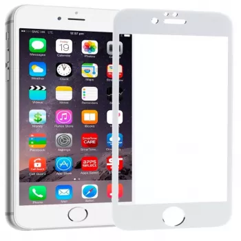 EVELATUS Apple iPhone 6/6s 2.5D Full Cover Japan Glue Glass Anti-Static valkoinen