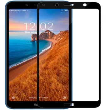 Evelatus Xiaomi Redmi 7A 2.5D Full Cover Japan Glue Glass Anti-Static näytönsuojus
