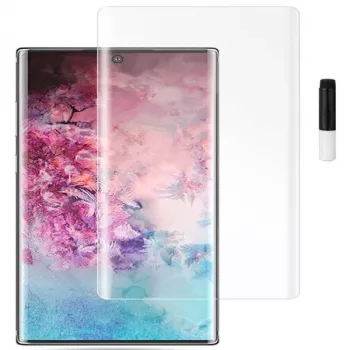 Evelatus Samsung Galaxy Note 10 Plus kirkas lasi UV + liima
