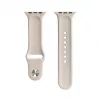 Evelatus Apple Watch 42/44/45mm silikoninen Solo Loop -ranneke (140mm M/L) Pink Sand