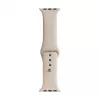 Evelatus Apple Watch 42/44/45mm silikoninen Solo Loop -ranneke (140mm M/L) Pink Sand