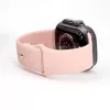 Connect Watch 38/40/41 mm silikoninen loop-ranneke kelloon (132 mm M/L) pinkki hiekka