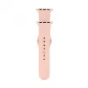 Connect Watch 38/40/41 mm silikoninen loop-ranneke kelloon (132 mm M/L) pinkki hiekka