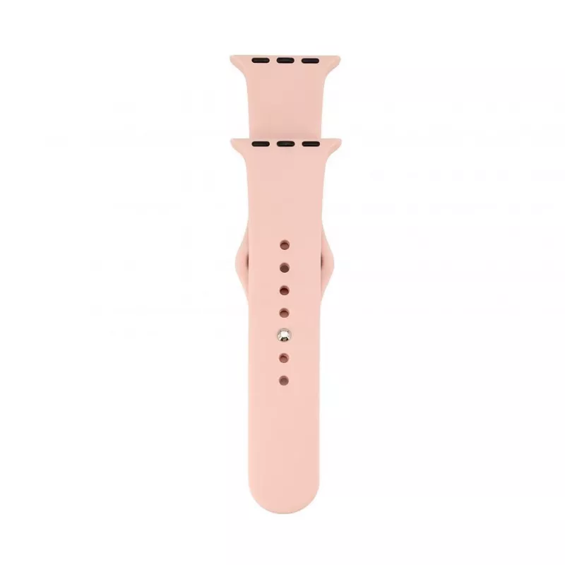 Connect Watch 38/40/41 mm silikoninen loop-ranneke kelloon (132 mm M/L) pinkki hiekka