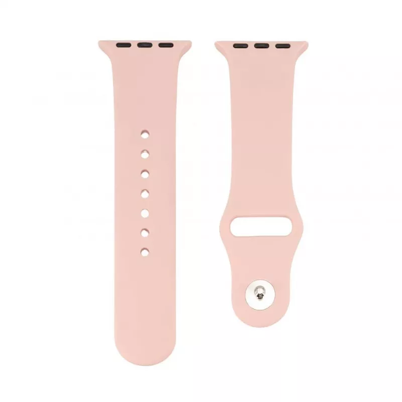 Connect Watch 38/40/41 mm silikoninen loop-ranneke kelloon (132 mm M/L) pinkki hiekka