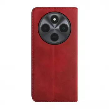 Evelatus Xiaomi Redmi 14C 4G/14C 5G/Redmi A4/POCO C75 PU Leather Book Case punainen