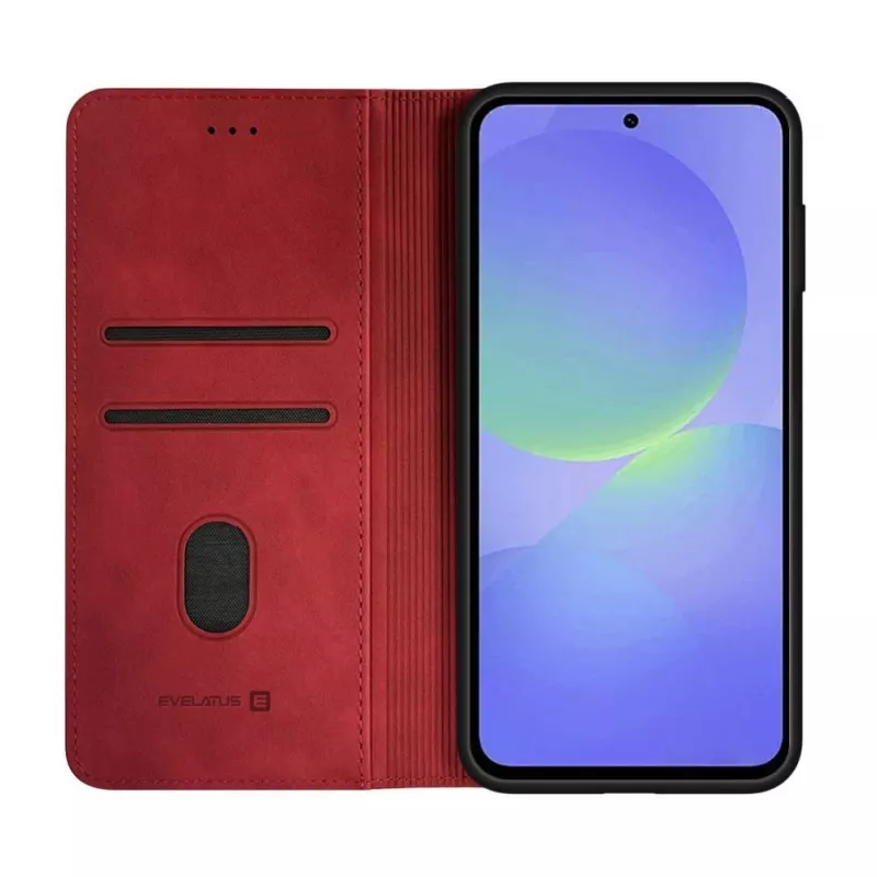 Evelatus Samsung Galaxy A37 Book Case punainen
