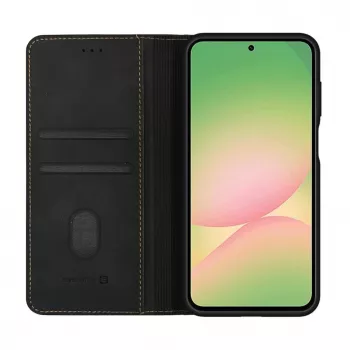 Evelatus Samsung Galaxy A57 kirjakotelo, musta