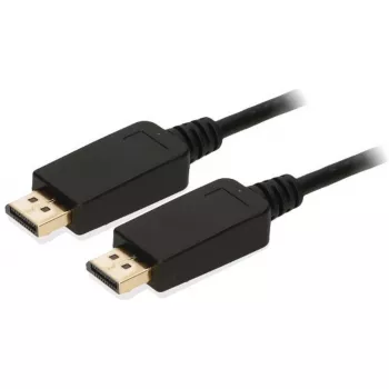 2-POWER CAB0024A DisplayPort-kaapeli 1 m - musta
