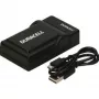 Duracell DRP5958 USB-sisäakkulaturi Panasonic DMW-BNB9E:lle - musta - 5V