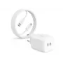2-POWER 65W GaN USB-C -laturi + 2M 100W USB-C -kaapeli