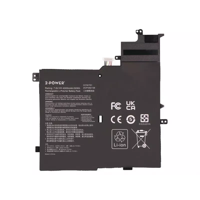 2-Power pääakku Asus V406UA - 4000 mAh