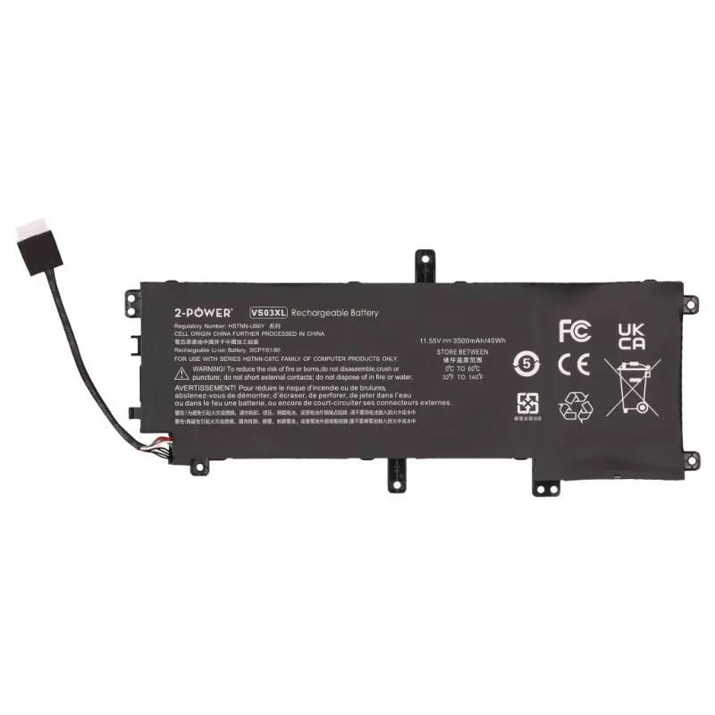 2-POWER pääakku 11,55V 3500mAh HP Envy 15-AS000NC