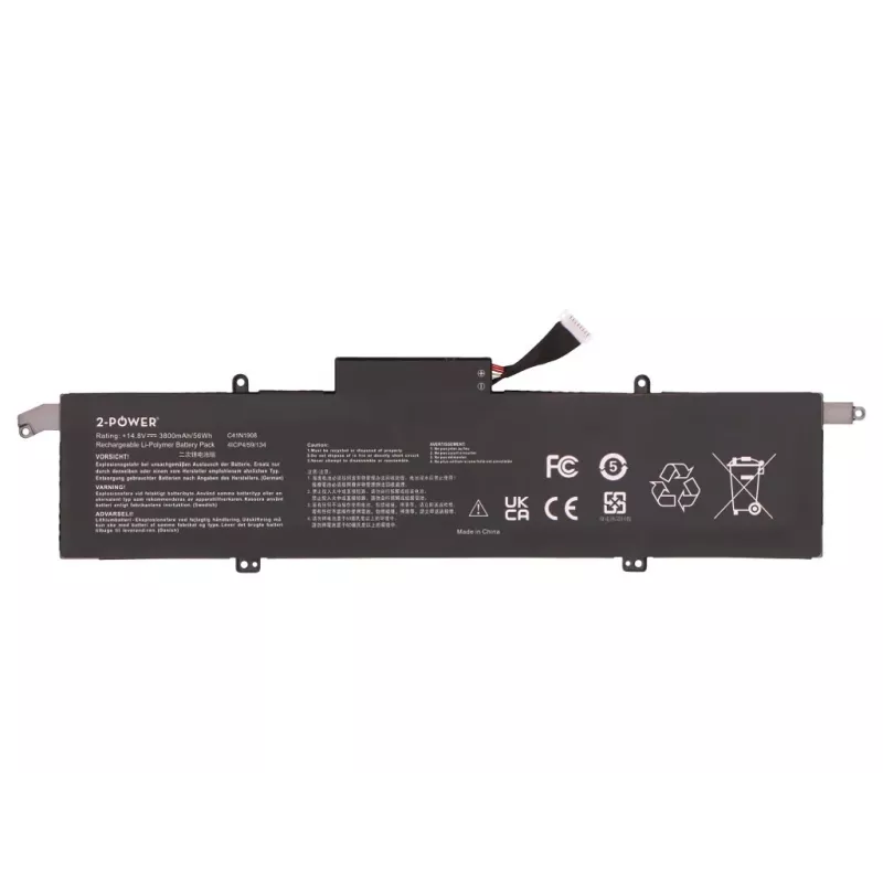 2-Power pääakku Asus ROG Zephyrus G14 GA401QEC - 56 Wh