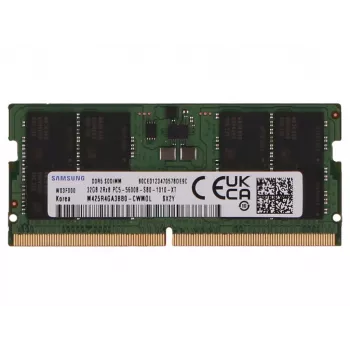 2-Power 32GB DDR5 5600MHz CL40 SoDIMM kannettavan keskusmuistimoduuli