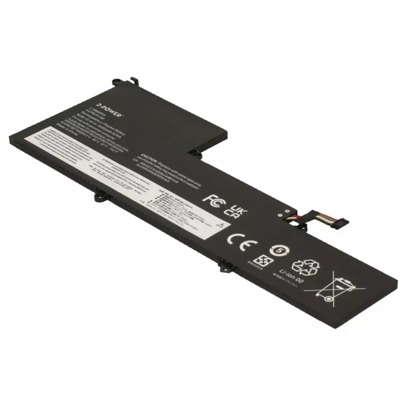 2-Power pääakku Lenovo Yoga Slim 7 14 - 52,5 Wh, 11,52 V, 3 kennoa Li-Ion