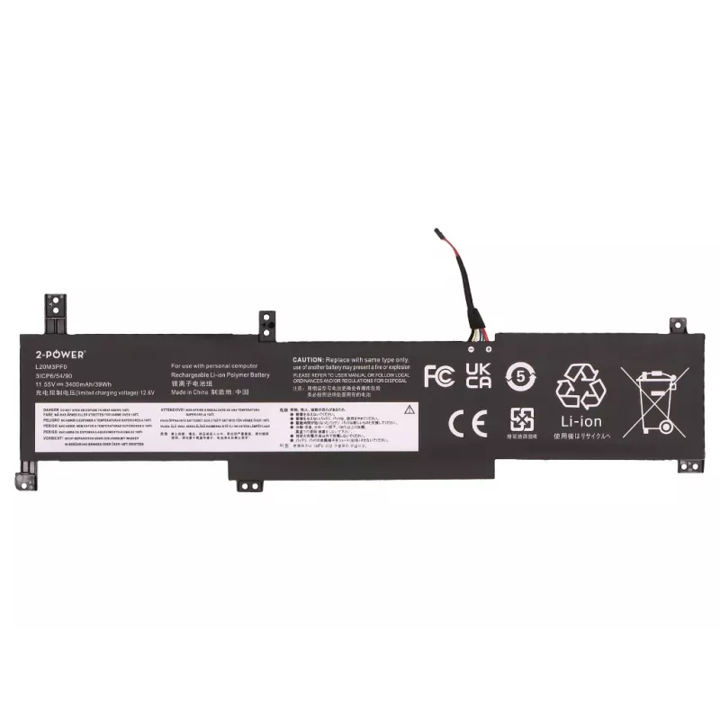 2-POWER pääakku Lenovo IdeaPad 1-14JIL7 82LV - 3400 mAh