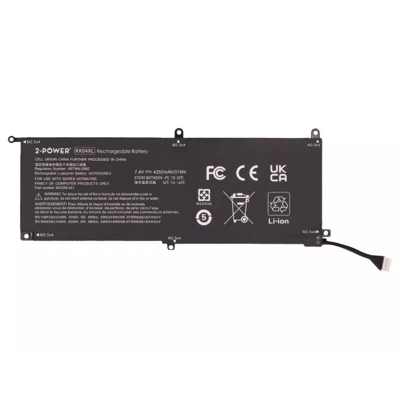 2-Power pääakku ASUS Pro Tablet x2 612 G1 - 4250 mAh
