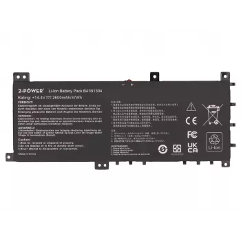 2-Power pääakku Asus S451LA V451LA - 2600 mAh