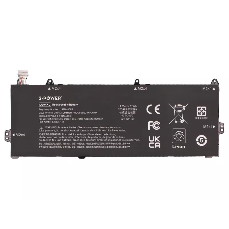 2-Power pääakku HP Pavilion 15-CS1067tx - 41Wh 11,55V 3-kennoinen Li-Ion