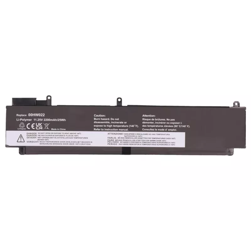 2-Power pääakku Lenovo ThinkPad T460s T470s - 2200 mAh