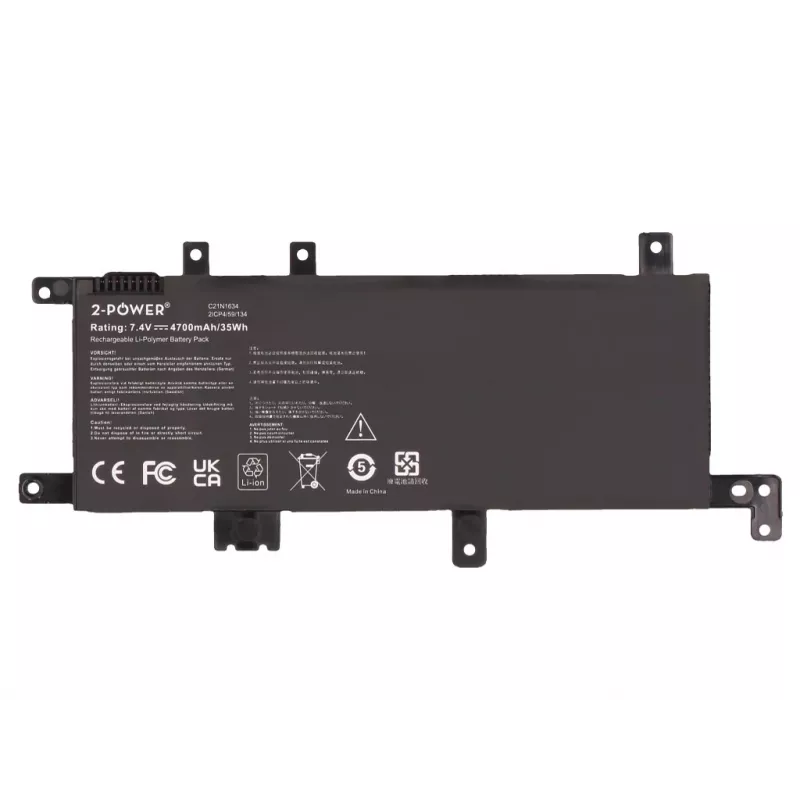 2-Power ASUS VivoBook R542U pääakku - 5000 mAh