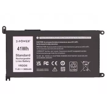2-Power pääakku Dell Inspiron 3579 - 41 Wh, 11,4 V, 3-kennoinen Li-Ion