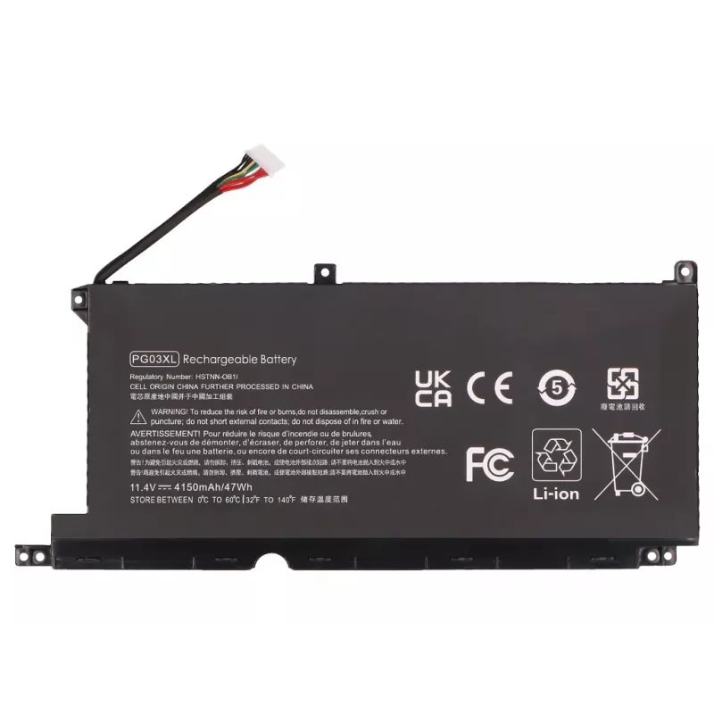 2-Power pääakku HP 15-dk0020TX - 11,4V 4150mAh litiumioni