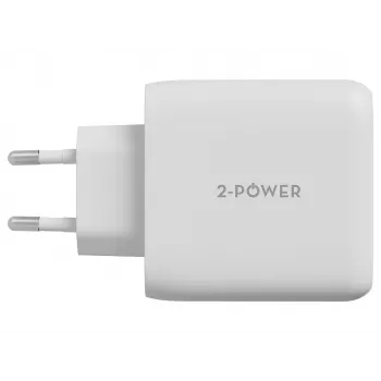 2-POWER seinälaturi PD 20W USB-C & 12W USB-A