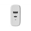 2-POWER seinälaturi PD 20W USB-C & 12W USB-A