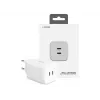 2-Power 65W seinälaturi PD GaN 2 x USB-C