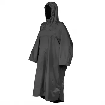 Trekmates Deluxe -poncho - musta/musta