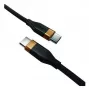 2-Power 1m USB-C - USB-C 60W lataus- ja tiedonsiirtokaapeli musta